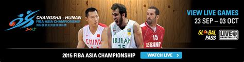 2015 FIBA Asia Championship Livestreaming .
